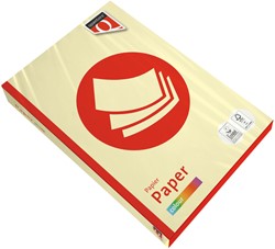 Kopieerpapier Quantore Colour A4 80gr kanariegeel 500 vel