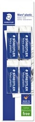 Gum Staedtler Mars blister à 4 stuks