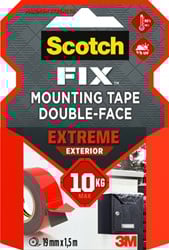 Dubbelzijdig Plakband Scotch Extreme Exterior 19mm x 1,5m