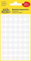 Etiket Avery Zweckform 3145 rond 12mm 270stuks