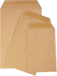 Envelop Quantore loonzak 65x105 70gr bruin 1000 stuks