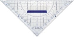 Geodriehoek Staedtler 568 220mm transparant