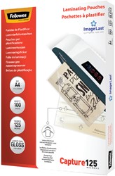 Lamineerhoes Fellowes A4 2x125micron glans 100 stuks