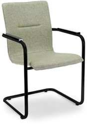 Zit-Xpert Meet stoel 300 zachtgroen - zwart frame
