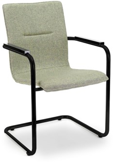 Zit-Xpert Meet stoel 300 zachtgroen - zwart frame