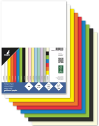 Papier Kangaro A4 120 grams pak à 100 vel (10x10) assorti